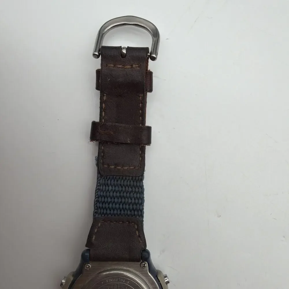 Vtg 1996 TIMEX Women's Or Boys Expedition 34mm Watch Alarm Chrono Timer Indiglo